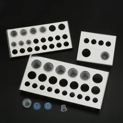 1PC Stainless Steel Tattoo Ink Cup Holder Pigment Container 6/18 Holes Holder Permanent Makeup Accessories Tattoo Supplies