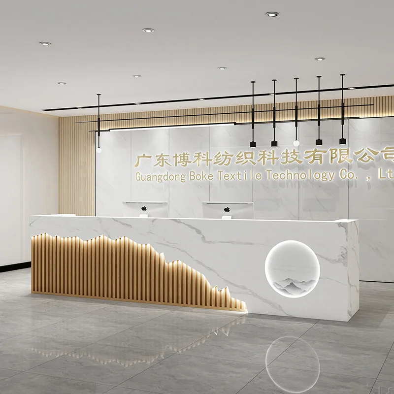 Company reception desk bar checkout page clothing store beauty salon women's clothing store restaurant bar barber shop