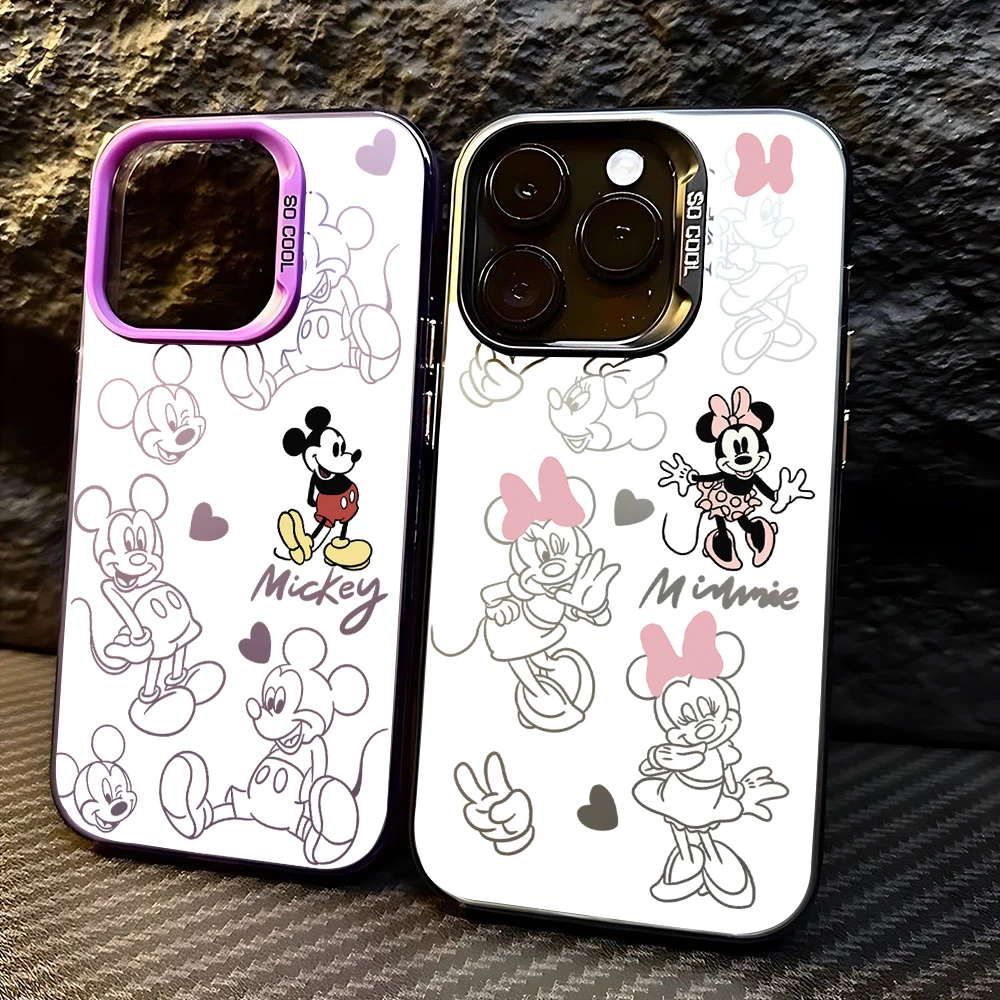 Fashion New Mickeies Minnies Phone Case for Xiaomi Mi 11 Lite 12T Poco X3 GT NFC F4 X5 Pro 5G Candy Matte Shockproof Back Cover image 3