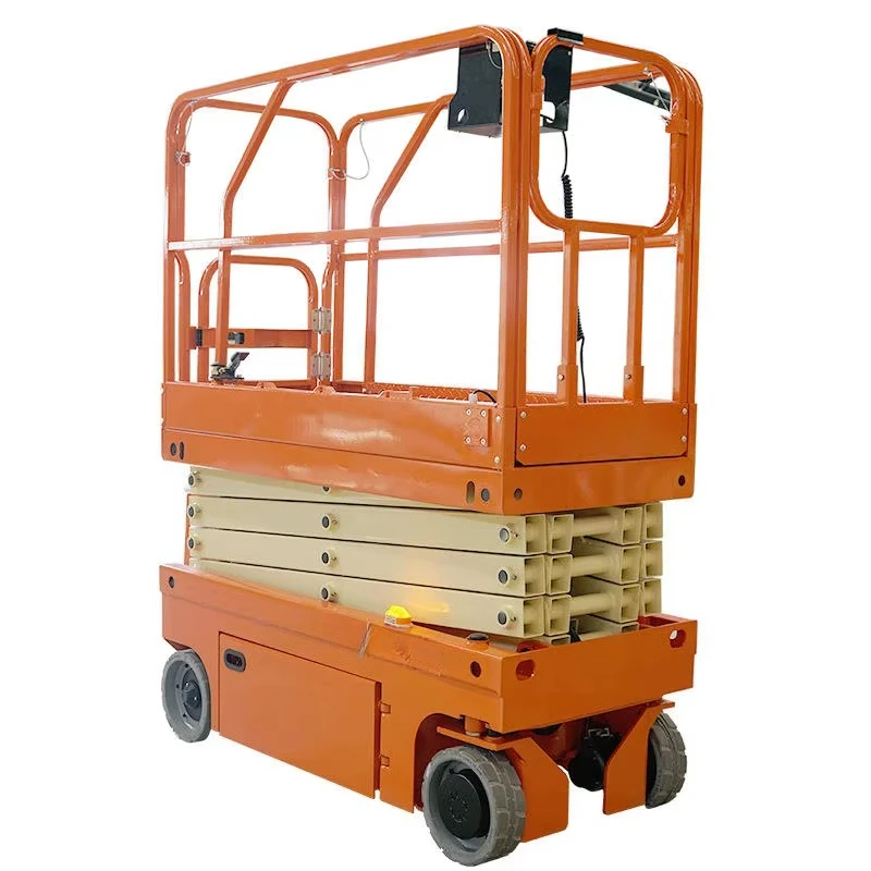 High Quality Small 6m 8m 10m 12m Self Propelled Scissor Lift 320kg Aerial Work Platform Scissor Platform Portable Lift Table