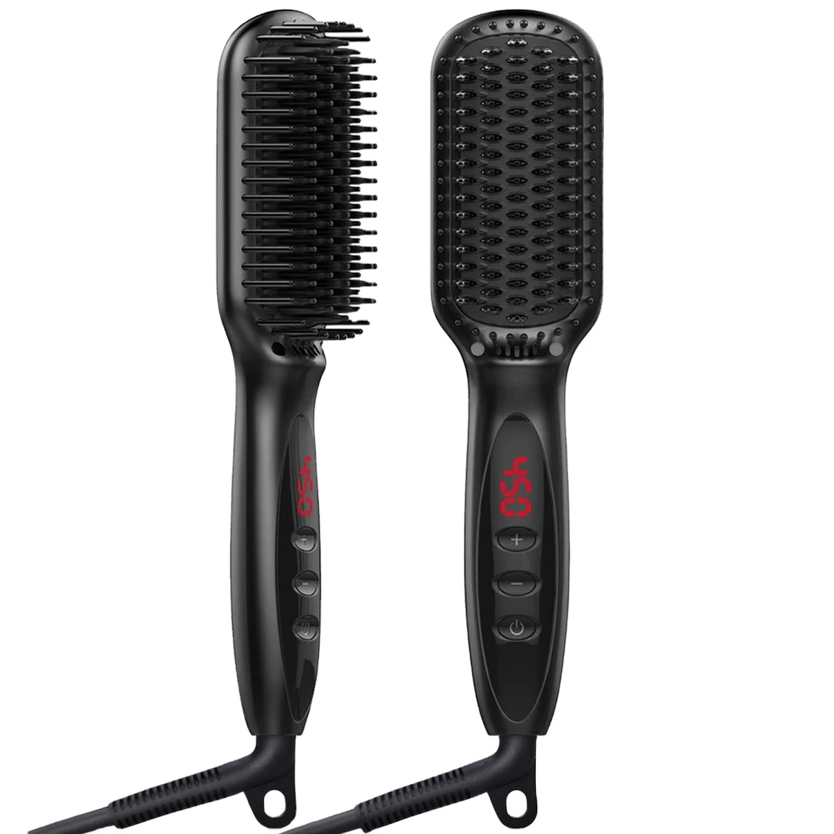 Portable Hot Comb Straightener  Brush Flat Iron Electric Hair Straightener Beard Comb