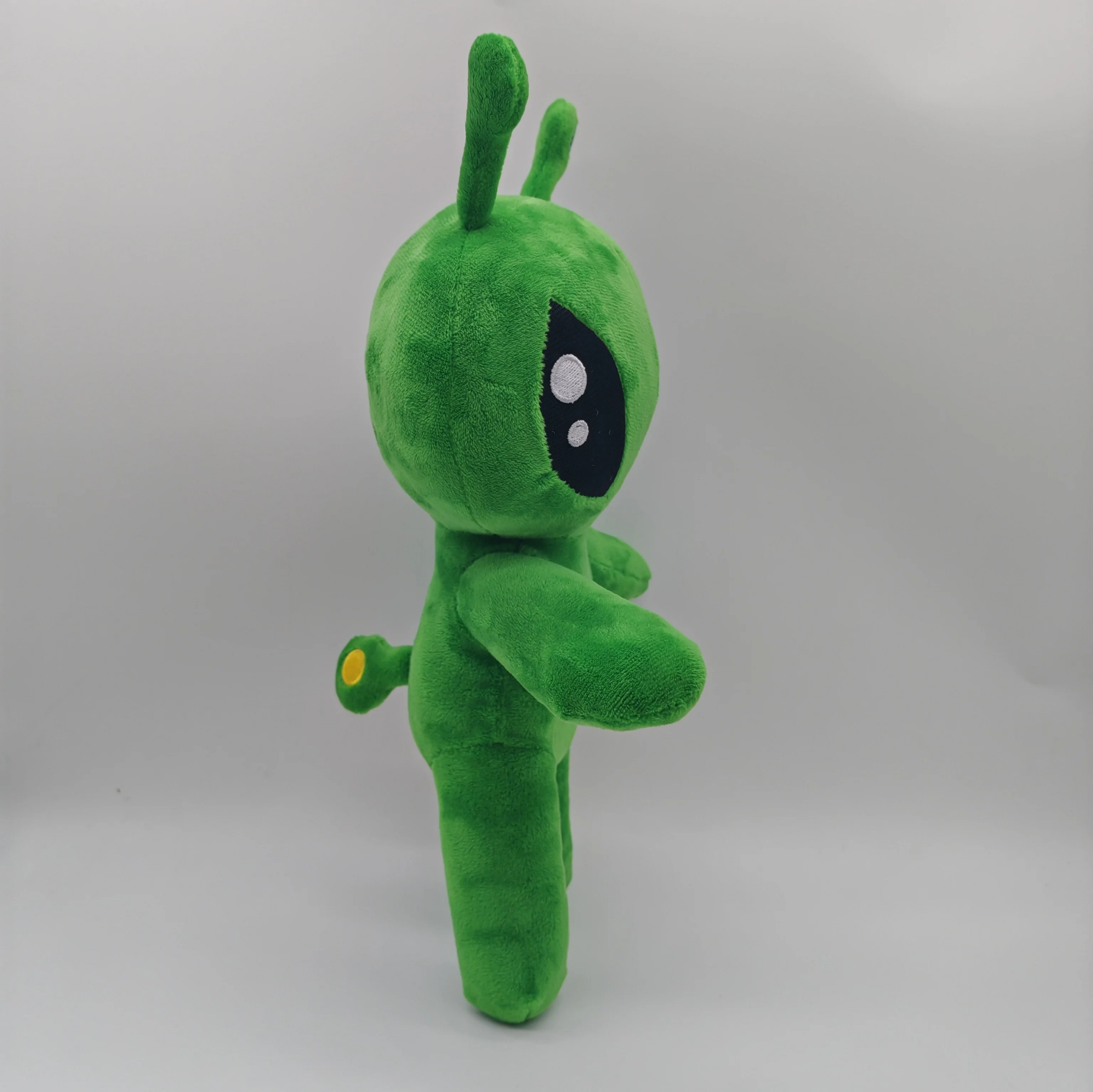 Peluche extraterrestre vert avec grands yeux et longues oreilles, jouet doux, cadeau pour enfants, décoration de chambres