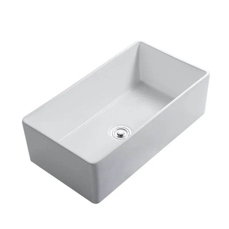 

Unique Under Mount Large Porcelain 33 Inch Farmhouse Sink For Home Kitchen Sinks