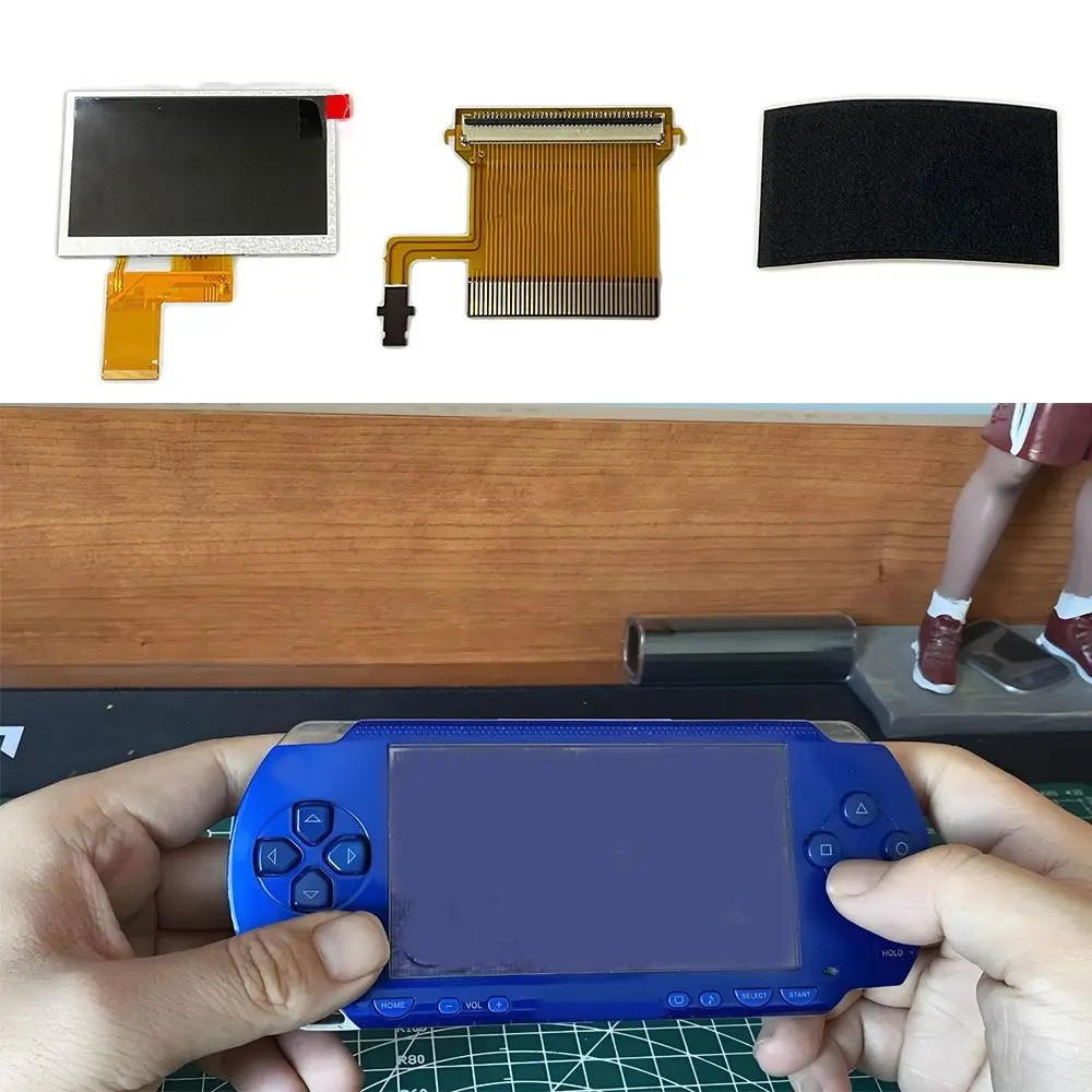 قطع غيار ذاتية الصنع لإصلاح شاشة IPS شاشة LCD احترافية شاشة وحدة التحكم الأصلية لـ PSP1000