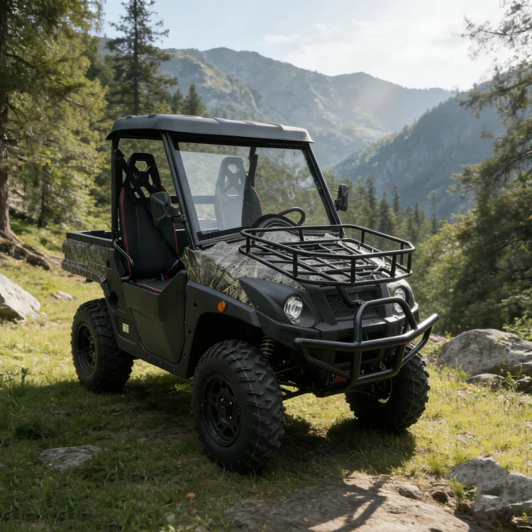EEC Off-road Quad 5000W Electric UTV With Truck Bed Outdoor ATV Universal Buggy