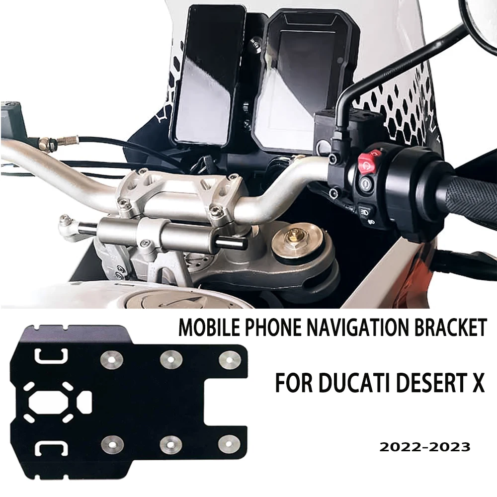 

For Ducati Desert X DesertX Multifunctional GPS Stabiliser Mobile Phone Navigation Holder 2022-2023Multifunctional Motorcycle