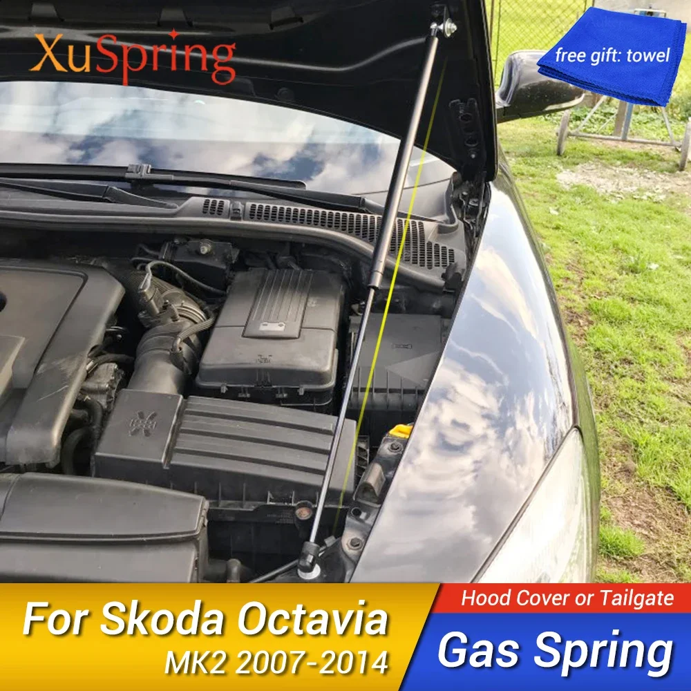 Samochodowa osłona maski silnika Podnośnik amortyzatora gazowego Wspornik pręta hydraulicznego do Skody Octavia A5 A7 Rapid Fabia Karoq Kamiq Yeti