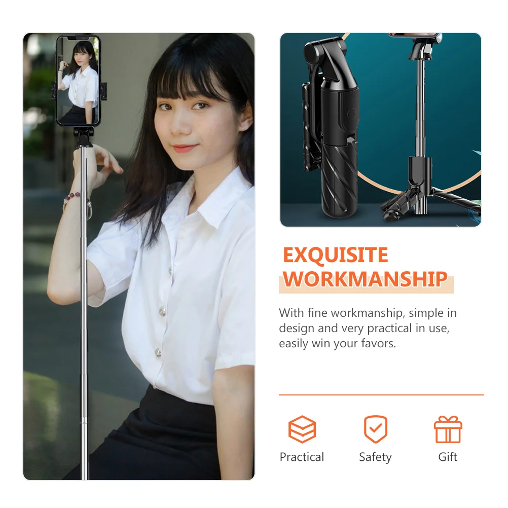 

Selfie Stick Tripod Portable Stainless Steel Multi-Angle Wireless Remote Phone Holder Suitable for Live Broadcast