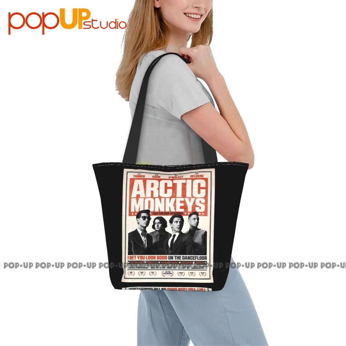 Arctic Monkeys Smoking Arctic Monkeys 2022 Tour Cute Handbags Portable Shopping Bag Tear-Resistant