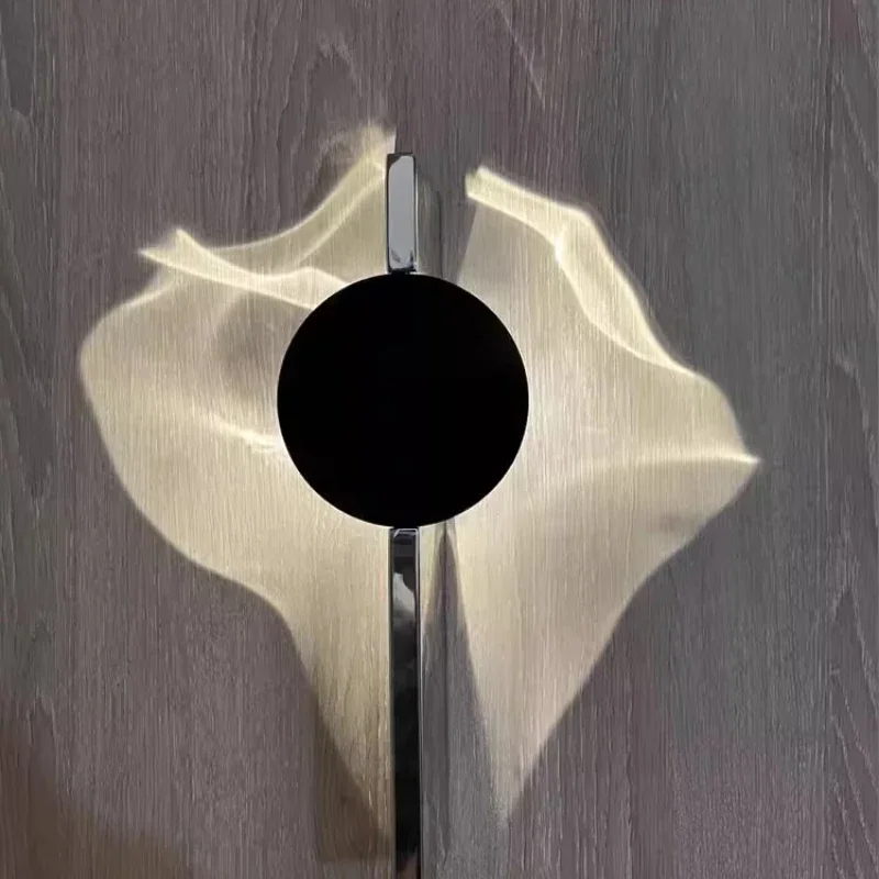 Postmodern Rotatable Creative Water Ripple Entrance Background Wall Light Bedroom Bedside Living Room Atmosphere Light