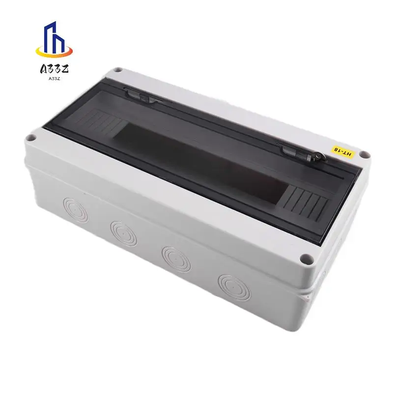 

A33Z-HT Series Junction Box 18WAY IP65 Waterproof Distribution Box Outdoor ABS Electrical With Lock Piece For Circuit Breaker