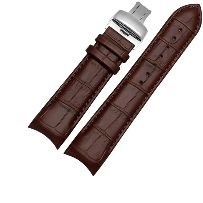 For Tissot Leather Watch Strap 1853 Couturier Series T035627A T035407A Men's Leather Bracelet Arc Belt 23mm Tissot Accessories image 5