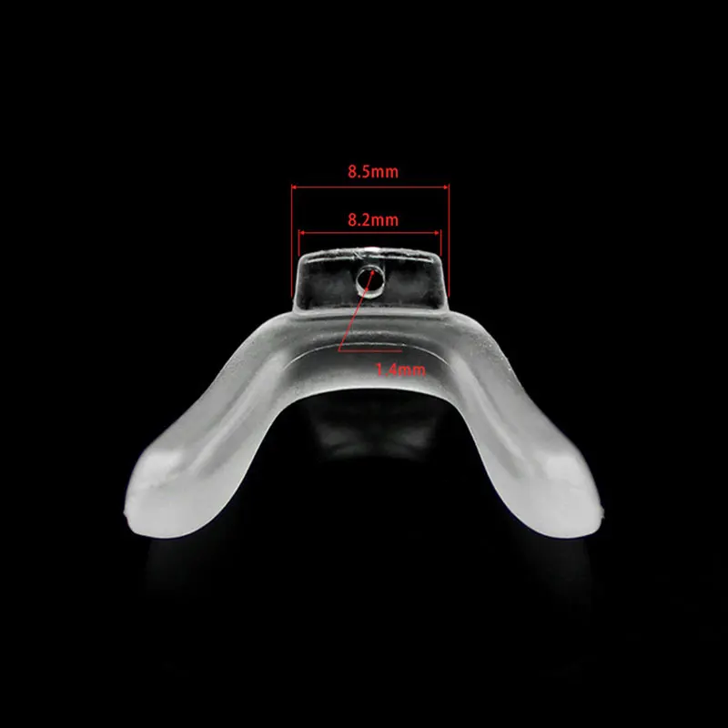 Transparent U Shape Silicone Conjoined Children\'s Eyeglass Soft Nose Pads For Glasses Anti-Slip Insert Nose Pad
