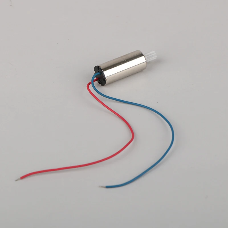 716 DC Coreless Motor With Plastic Gear, DC 3.7V, 40,000 RPM, 0.8MM Shaft Motor For DIY Small Four-axis Aircraft Quadcopters