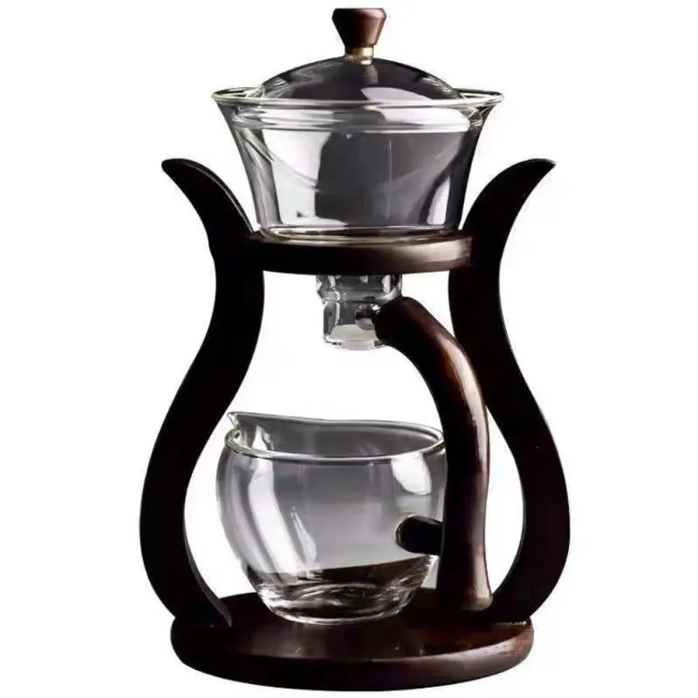 Magnetic Water Diversion Lazy Kungfu Tea Set High Borosilicate Glass Heat-Resistant Semi-Automatic Teapot Set