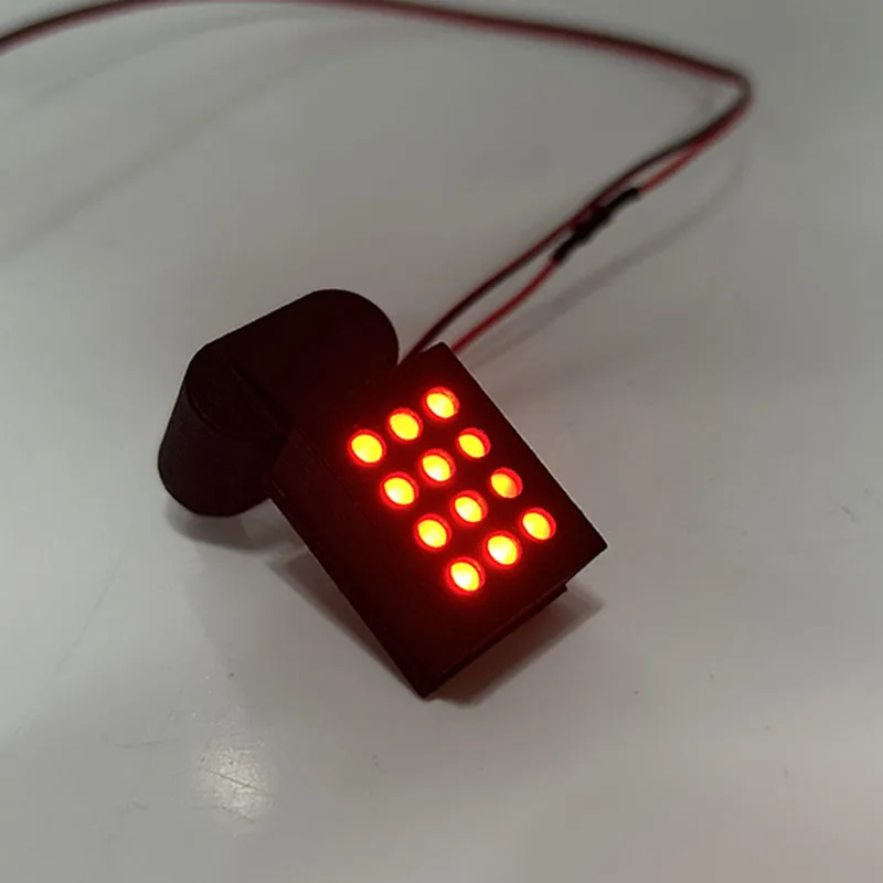 Hyper Go LED 4–6 V Rücklicht-Kontrollleuchte für 1/7 MJXRC 7303 C3 ferngesteuertes Auto, Gelände-Hochgeschwindigkeits-RC-Cars-LKW