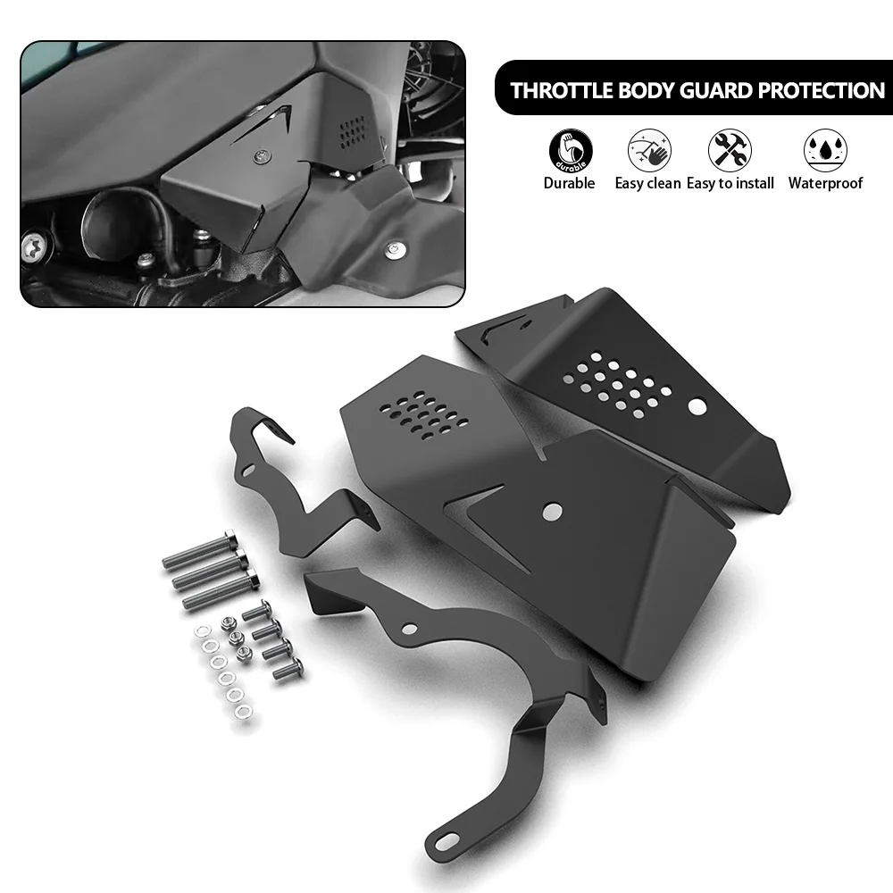 New For BMW R1300GS R1300 GS 2023 2024 R 1300 GS Trophy Triple Black Motorcycle Throttle Body Guards CoverProtector Protection