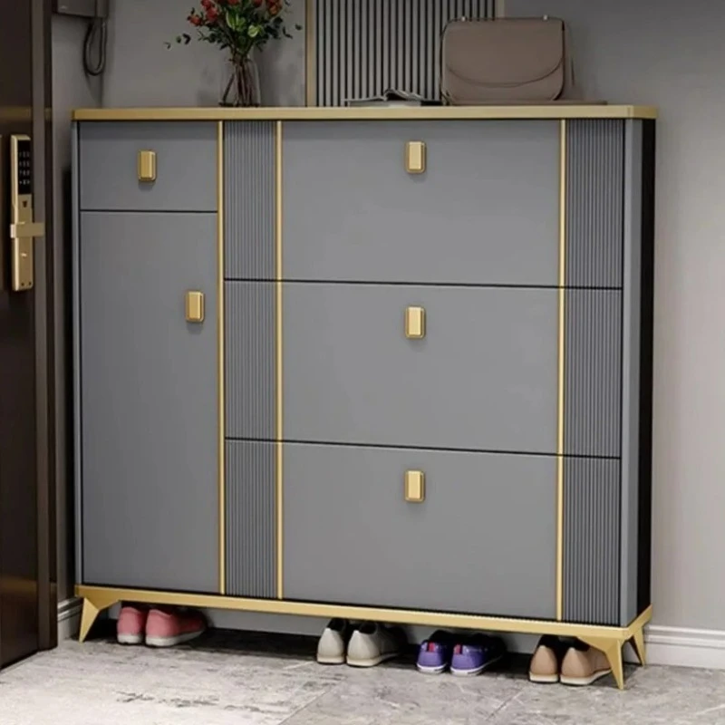 Boots Modern Shoe Racks Dust Proof Large Living Room Organizer Shoe Racks Cabinets Ultra Thin Zapateras Organizador Furniture