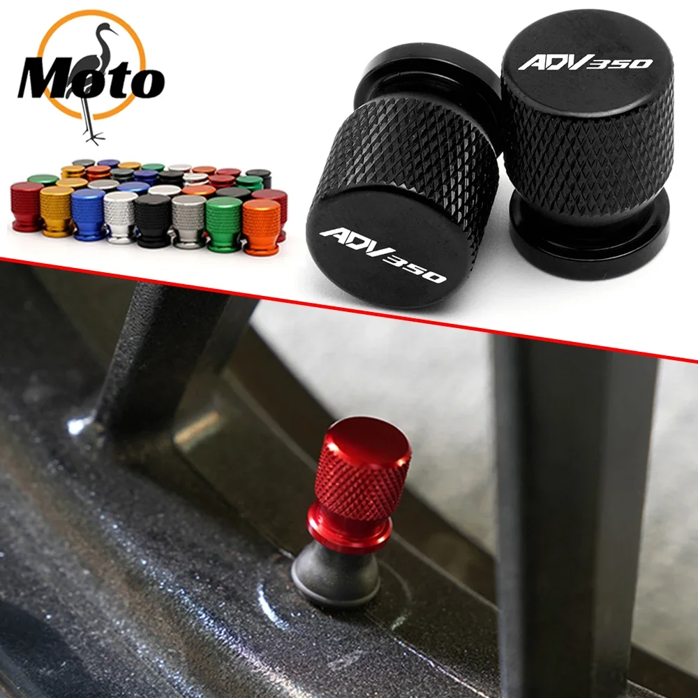 

Для Honda ADV350 ADV 350 2021 2022 2023 2024 Алюминиевые аксессуары для мотоциклов с ЧПУ, колпачки для клапанов шин, крышка штока воздушного порта