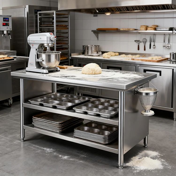 Commercial Stainless Steel Dining Table Commercial Kitchen Equipment Dining Table Kitchen Stainless Steel Workbench