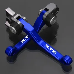 Motorcycle Pivot Clutch Brake Levers For Yamaha XT225 XT250 XT250X XTZ250 XTZ125 Dirt Bike Lever Handle XT 225 250 XTZ 250 125