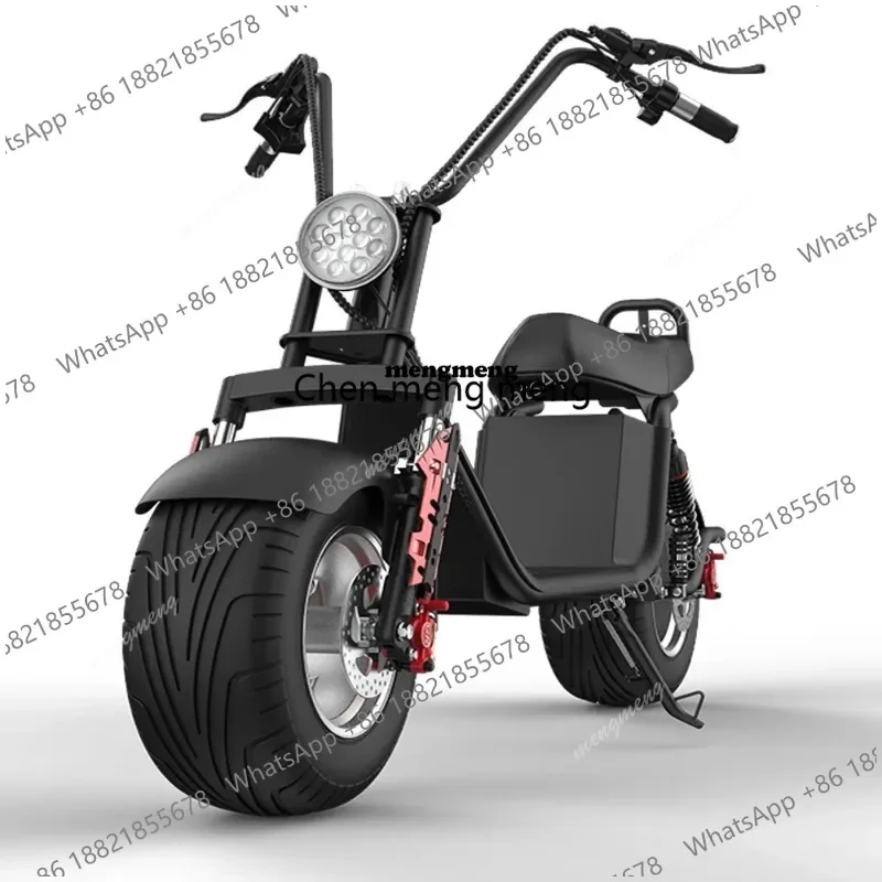 A61 Electric Motorcycle 2000W48V20AH Removable Lithium Battery Adult Ebike Off-road Mountain Fat Tire Double Seat Electric Scoot
