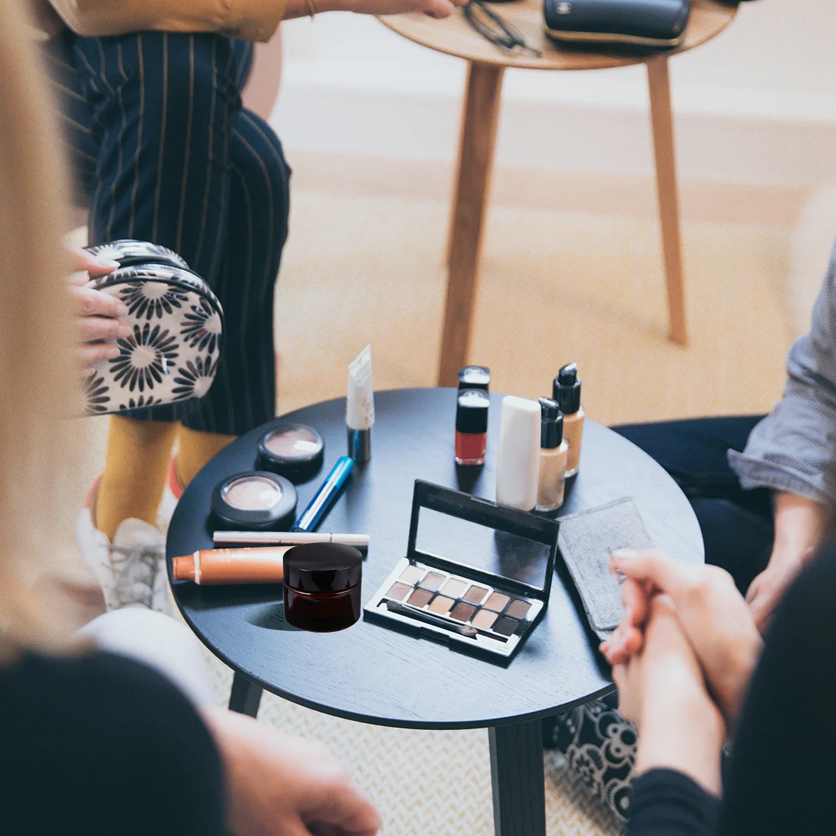 6 stuks crème glazen pot hervulbare reiscontainer voor huidverzorging zalven compacte lichtgewicht flessen ideaal voor gebruik onderweg