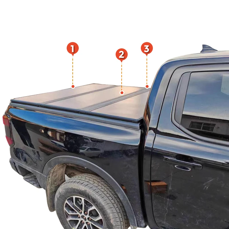 High Quality Folding Pick Up Truck Bed Hard Tri-Fold Tonneau Cover C Sierra /00