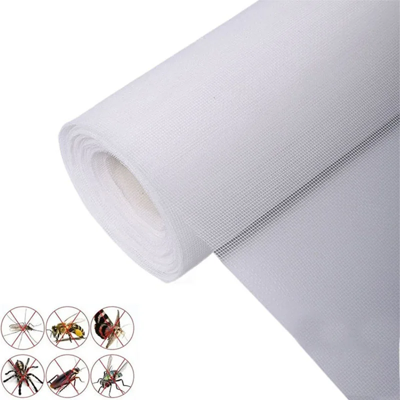 Multi functional white insect proof net roll - designed for cutting and wide coverage, ideal for home and outdoor use with mesh