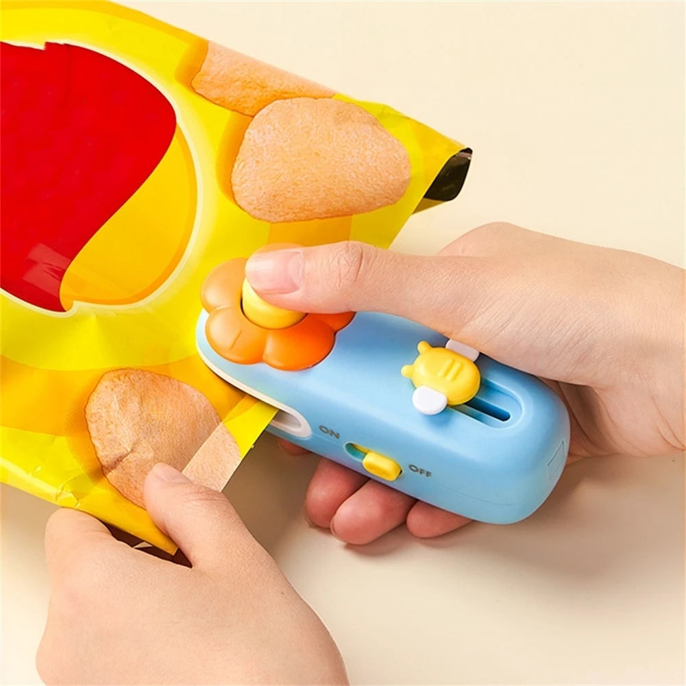 Cordless Sealer Electric Bag Sealer Kitchen Storage Solutions Rechargeable Bag Sealer Compact Kitchen Tool For Food Storage