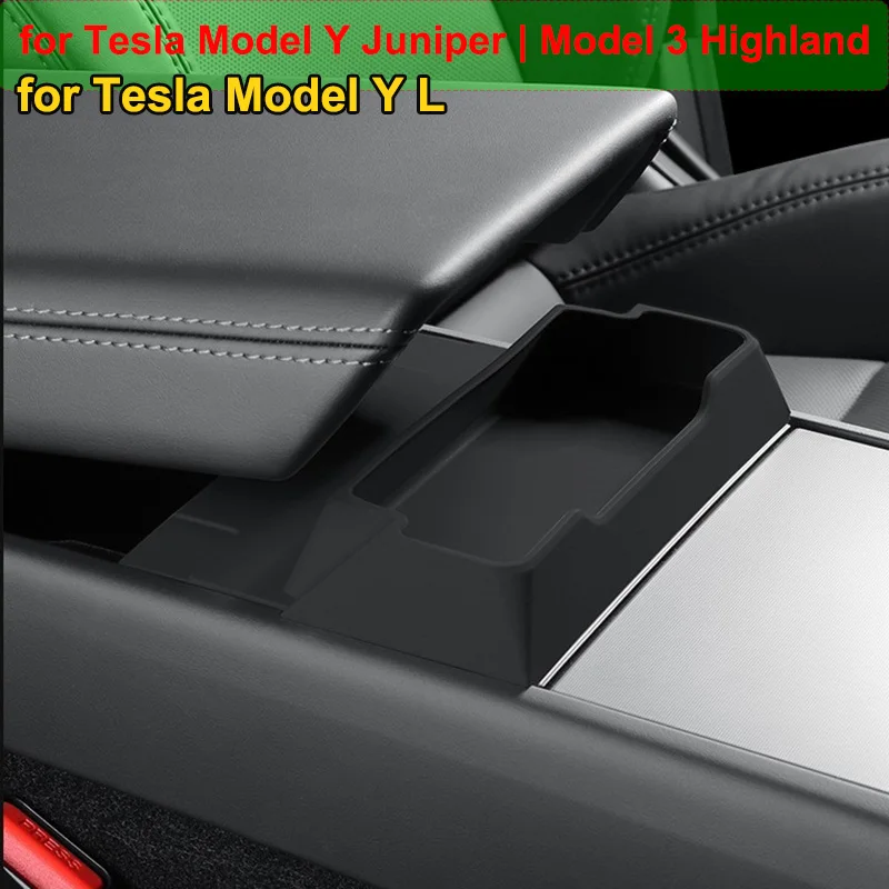 Für Tesla Model Y L Juniper 2026 Mittelkonsole Armlehnen-Aufbewahrungsbox Brillenfach Model 3 Highland 2025 Auto-Innenausstattung Zubehör