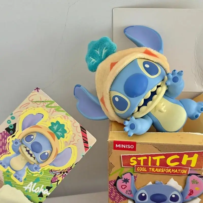 Disney Stitch coole Transformation Serie Blind Box mysteriöse Überraschung Spielzeug Action figur Garage Kit Sammlung Spielzeug Dekor Geschenke