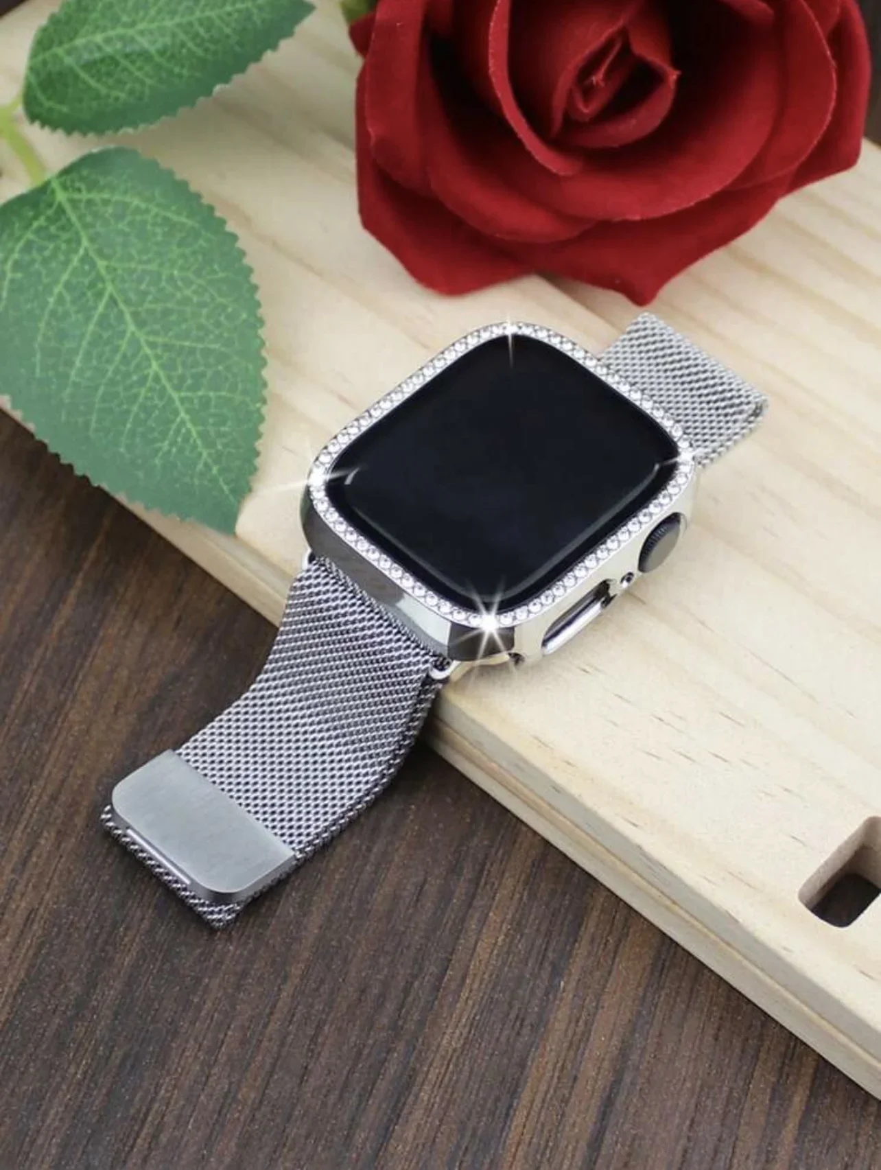 

Nice 2 in1 Band Magnetic protective shell case For Apple Watch cover strap Series 10/9/8/7/6 38mm 40mm 41mm 42mm 44mm 45mm 46mm