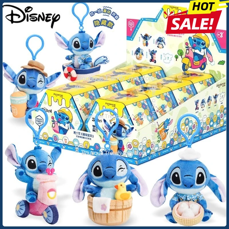 

В наличии potdemiel Disney слепая коробка плюшевая игрушка кукла кулон фигурка синий инопланетянин ешь питьевая игра забавная мягкая игрушка