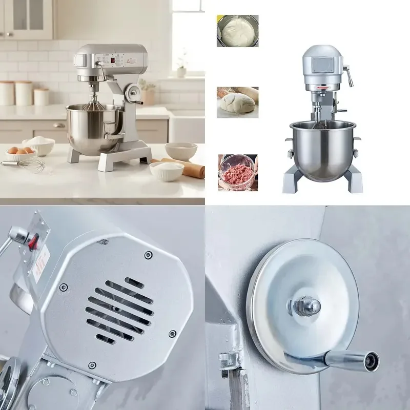 Industrial Electric Planetary Dough Mixer 10-150L 3 Speed Commercial Bakery Restaurant Equipment Bread Making Machine 450W