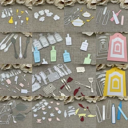 New kitchenware series Metal Cutting Dies Stencils Die Cut for DIY Scrapbooking Album Paper Card Embossing