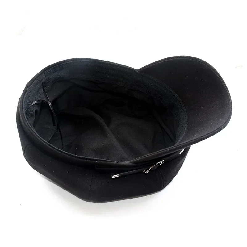 Solid Color Octagonal Beret Hats Trendy Windproof Warm Newsboy Hat Casual Painter Cap For Cabbie Girls Autumn Winter Hunting Cap image 6