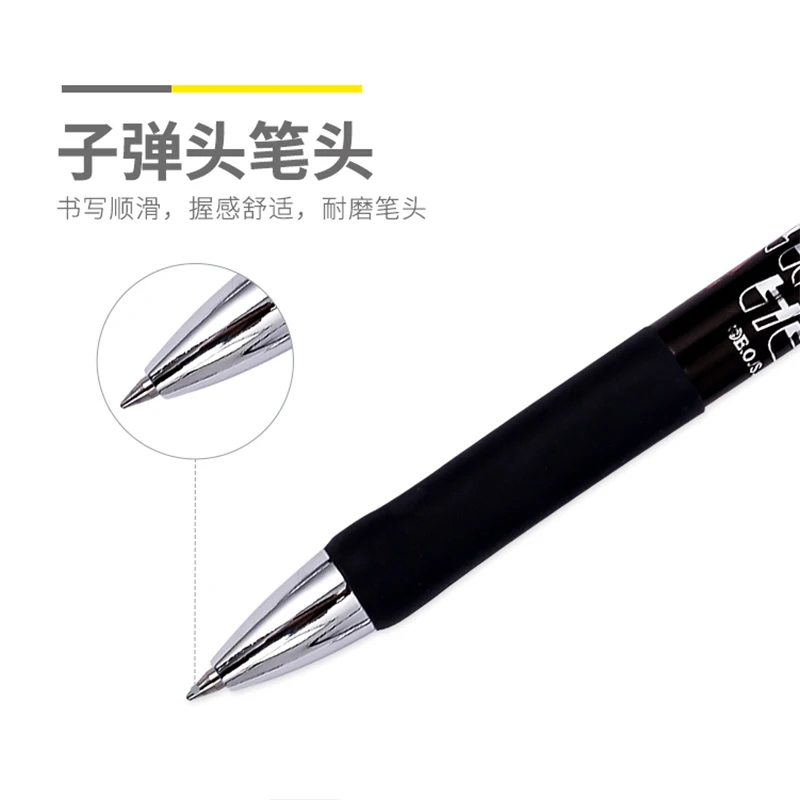 M&G 6/12Pcs Gel Pen 0.5mm Quick Dry Black Ink Anime Appearance Signature Pen Office School Supplies Stationery Shop