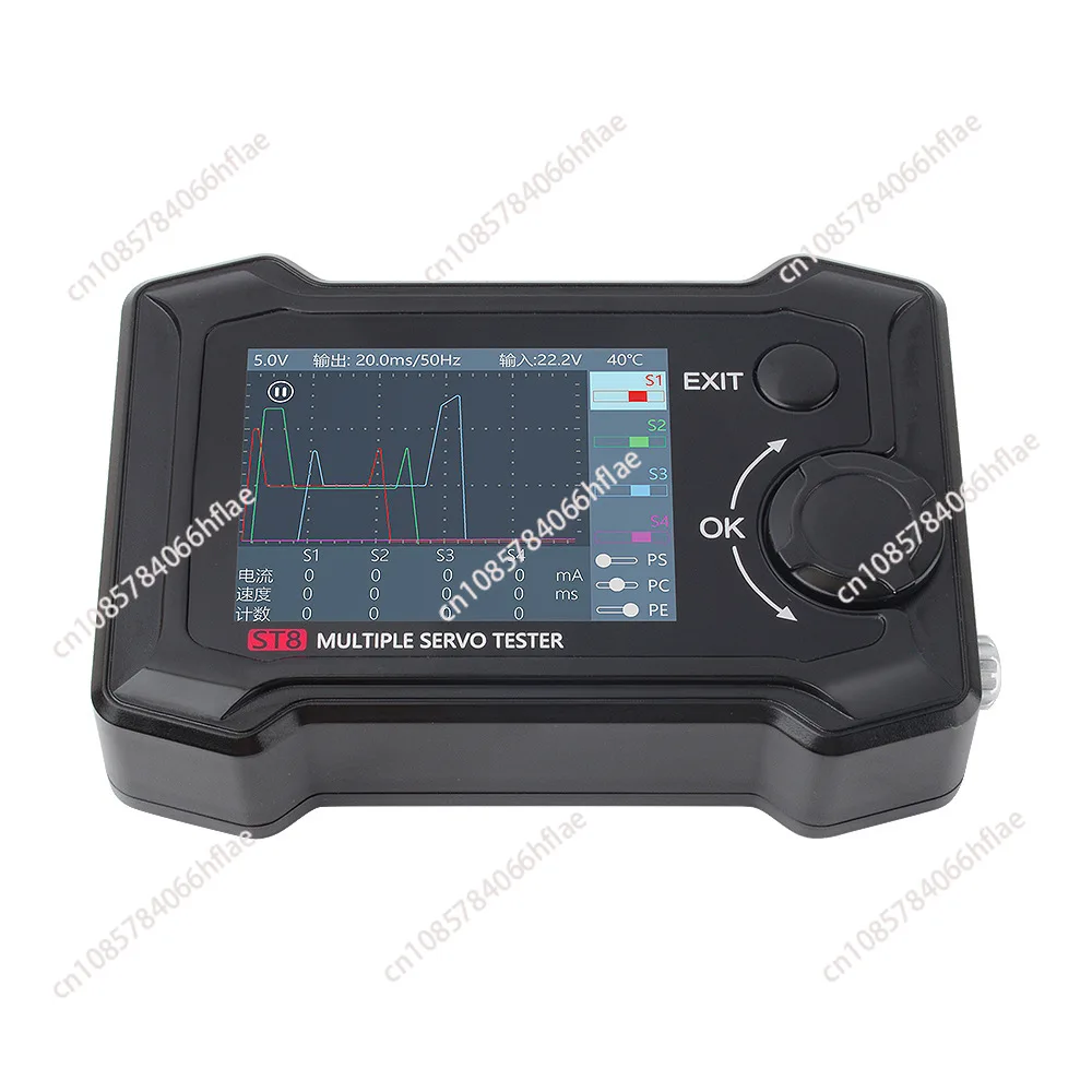 

in Stock ST8 2.4 TFT 7-28V 8-Channel Servo Integrated Tester 4 Independent Interface Signal Test