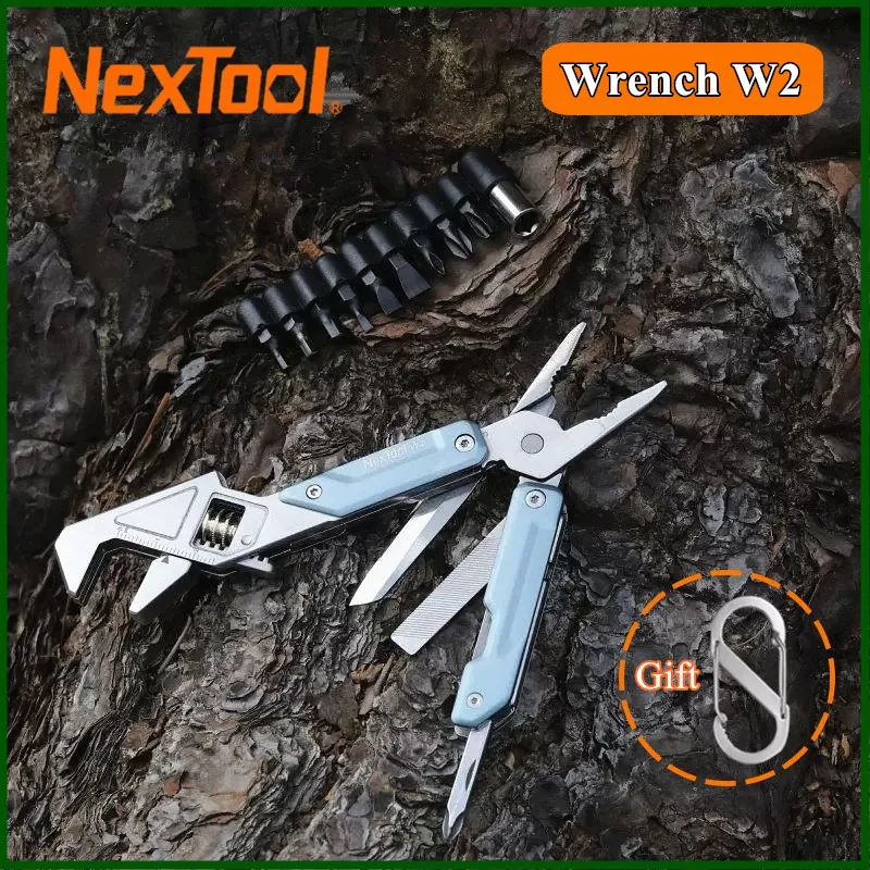 

Многофункциональный инструмент NexTool 8 в 1: легкий ключ W2, складные плоскогубцы, многофункциональный гаечный ключ, отвертка, ручной инструмент для кемпинга и активного отдыха (EDC)