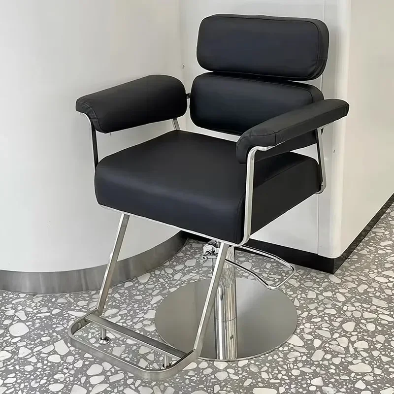 

Comfy Stainless Barber Chair New Models Simplicity American Style Comfort Barber Chair Beauty Salon Swivel Silla Home Furniture