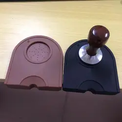 Silicone Coffeeware Tamper Mat Anti-skid Coffee Tamper Mat Espresso Coffee Pad Coffee Tamping Holder Tampers Rubber Corner Pad