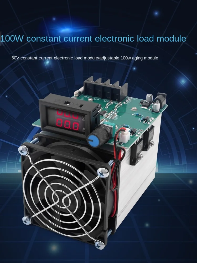 100W 250W Electronic Load Constant Voltage Load Constant Current   Module Aging Resistance Digital Display