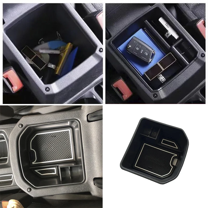 ل Volkswagen VW T-ROC T ROC 2018 ~ 2024 وحدة التحكم في السيارة مسند الذراع صندوق تخزين أشتات ترتيب الطبقات صينية المنظم الملحقات