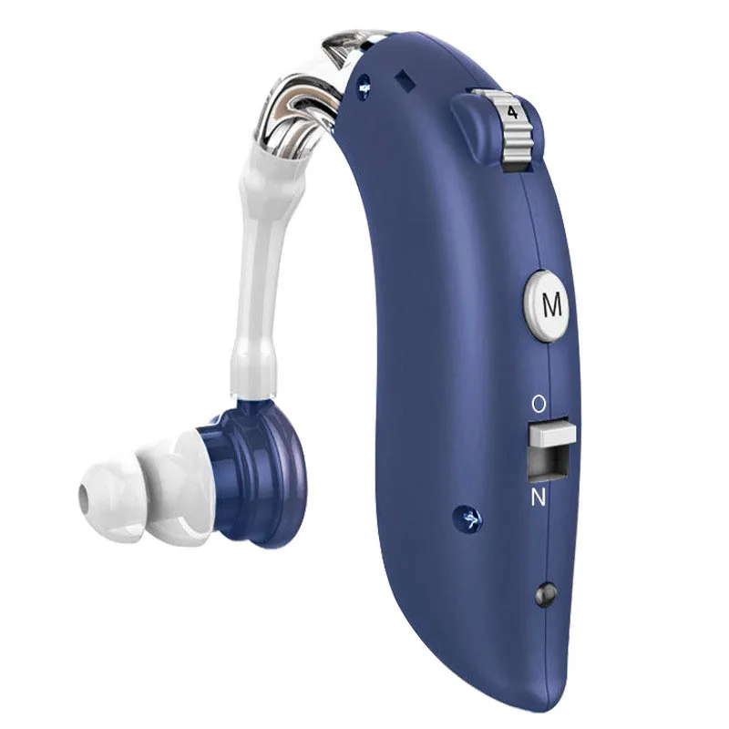 In Ear Noise Cancelling Hearing Aid Offering Rechargeability and Adjustable Volume Control for Optimal Comfort