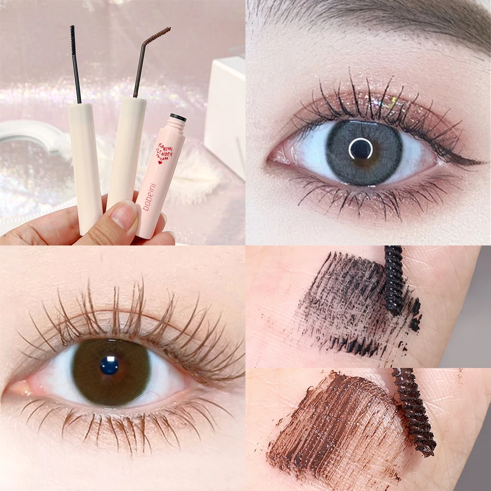 4d Zijdevezel Lash Mascara Waterdichte Langdurige Verlenging Wimpers Verlenging Curling Mascara Zwarte Wimper Make-Up Cosmetisch