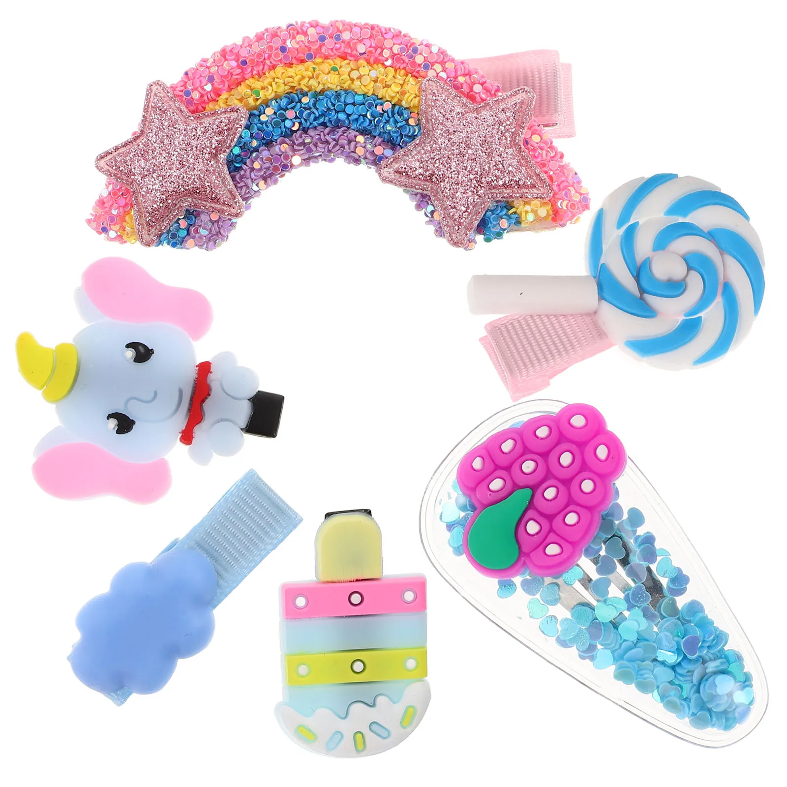 

5 Pcs Cute 's Hairpin Accessories Barrettes Clip for
