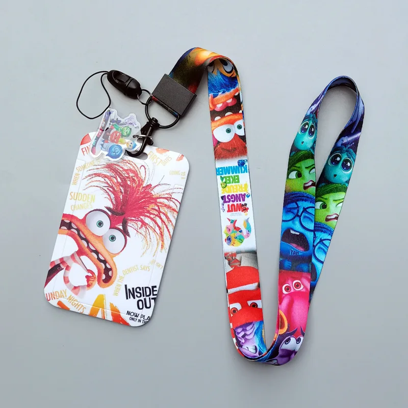 Cartoon Lanyard Card Holder Fantasy Anime Neck Strap for Key ID Card Phone Charm Straps DIY Hanging Rope Cosplay Accessories