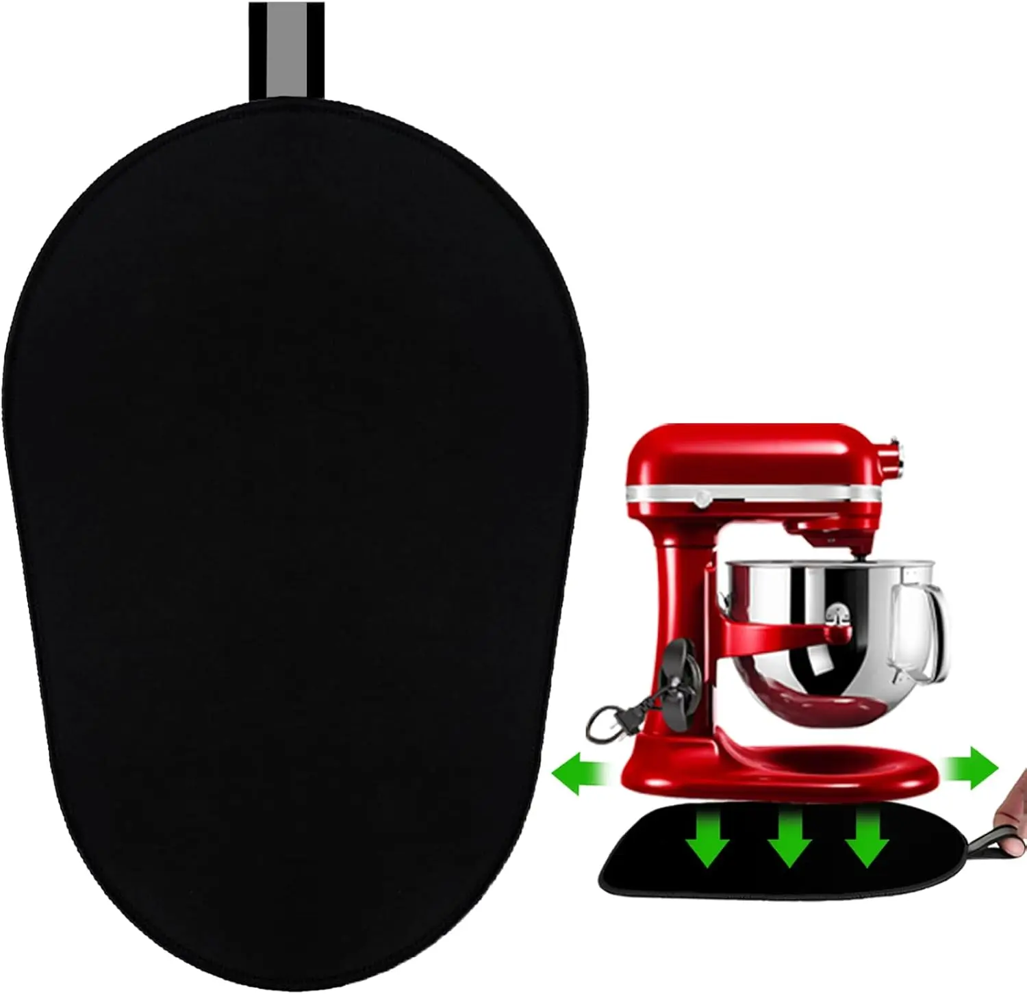 Kitchen Appliance Sliding Mat, Mover Slider Mat, Pad para 5-8 Qt Bowl-Lift Stand, Aparelho de cozinha compatível
