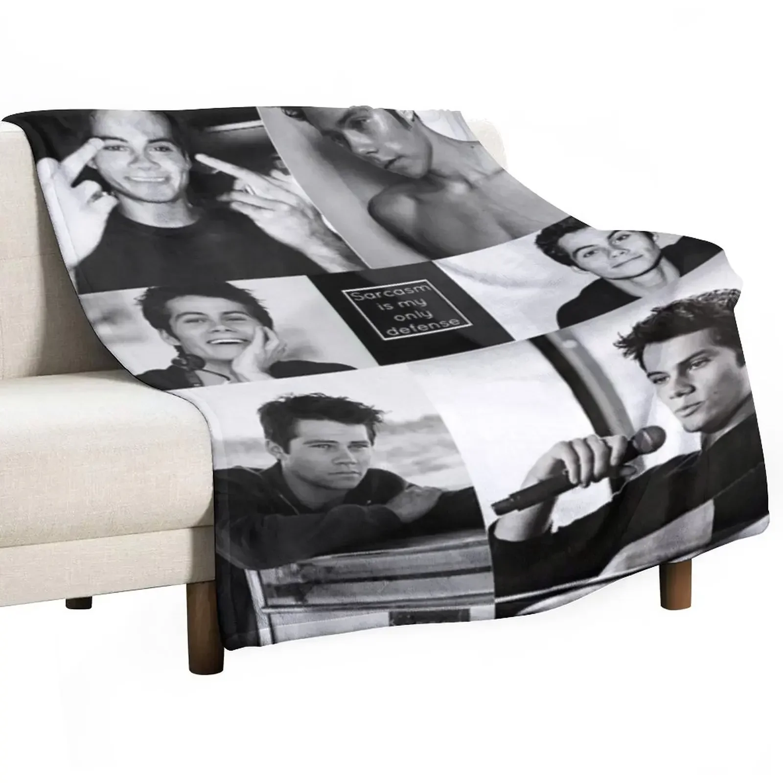 Dylan O'Brien Throw Blanket Comforter Stuffeds Personalized Gift halloween Blankets